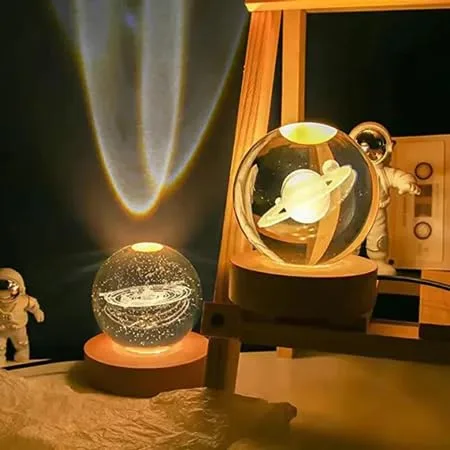 Luminária bola de cristal - foto 2