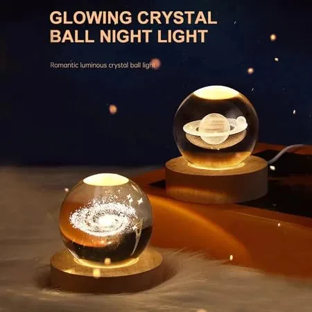 Luminária bola de cristal - foto 3