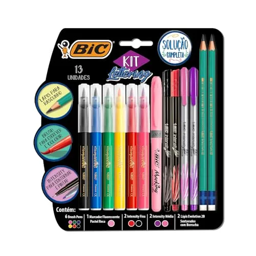 Kit de lettering BIC