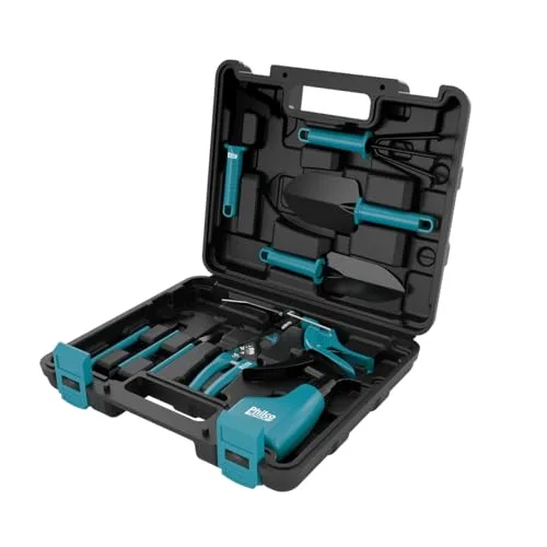 Kit de jardinagem com dez ferramentas