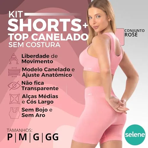 Conjunto fitness de top e short - foto 2