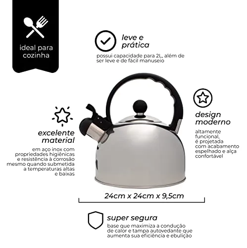 Chaleira com apito - foto 3
