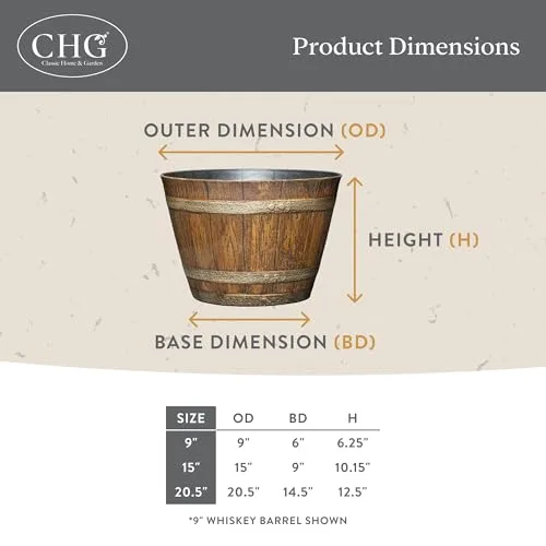Vaso decorativo de barril - foto 6