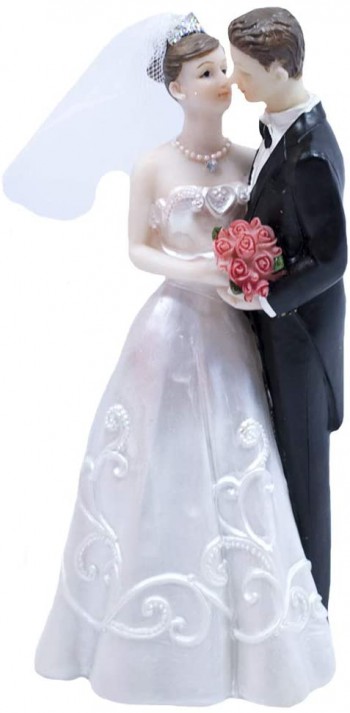 Enfeite para bolo de casamento