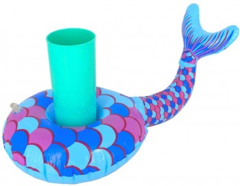 Porta copo inflável sereia