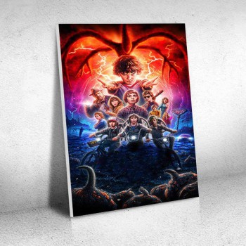 Quadro da série Stranger Things