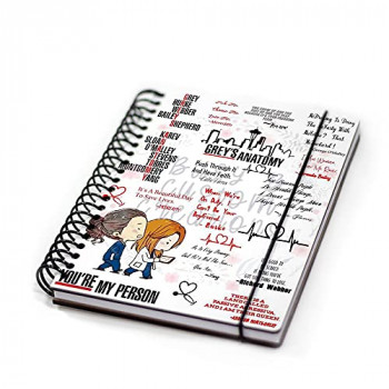 Caderno personalizado Grey's Anatomy