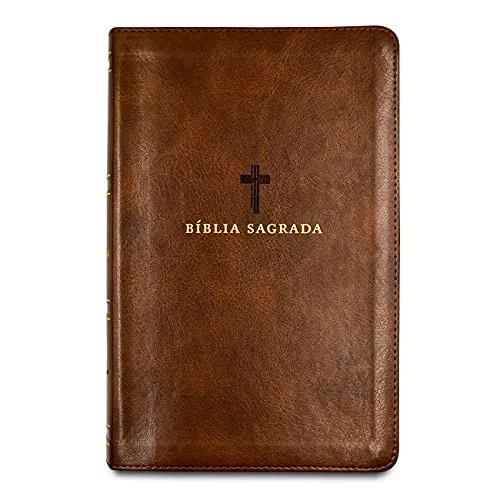 Bíblia de estudo com capa de luxo