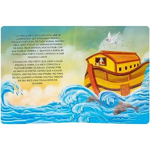 Livro bíblico com quebra-cabeças - foto 3