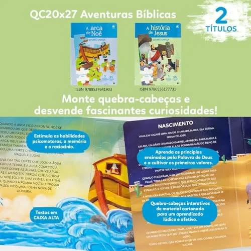 Livro bíblico com quebra-cabeças - foto 6