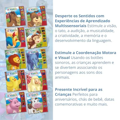 Livro sonoro dos sons da fazenda - foto 6