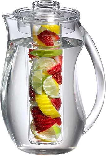 Jarra com infusor de frutas