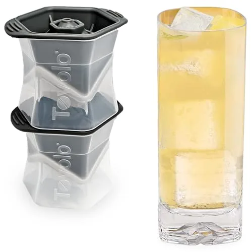 Forma de gelo de cubos grandes