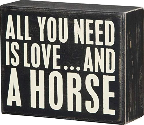 Placa decorativa de cavalo