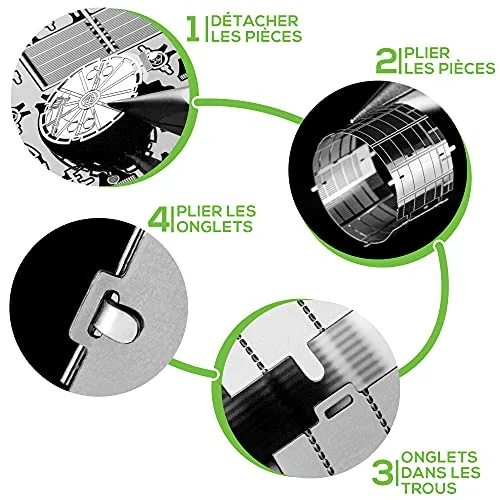 Telescópio Hubble para montar em metal - foto 3
