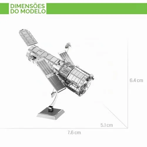 Telescópio Hubble para montar em metal - foto 6