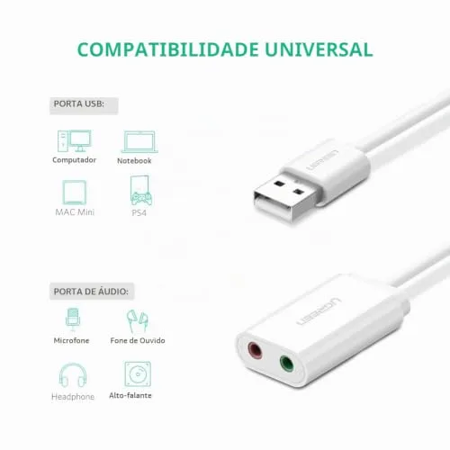 Placa de som USB - foto 2