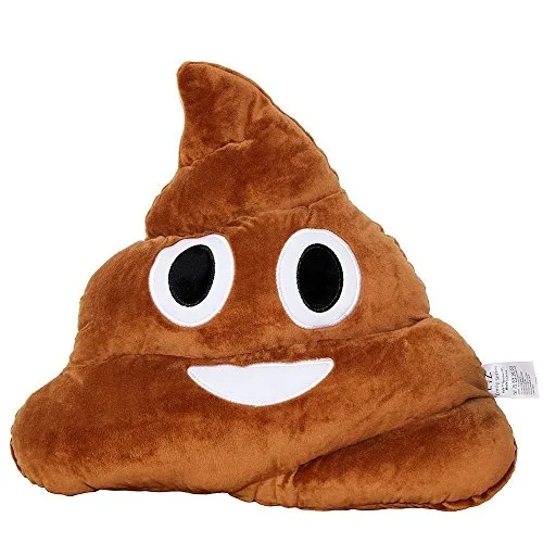Almofada de cocô sorridente