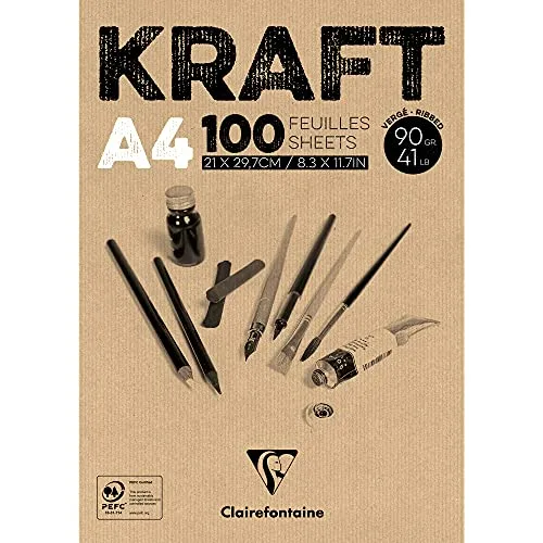 Bloco de papel kraft
