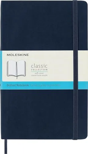 Caderno pontilhado de capa dura