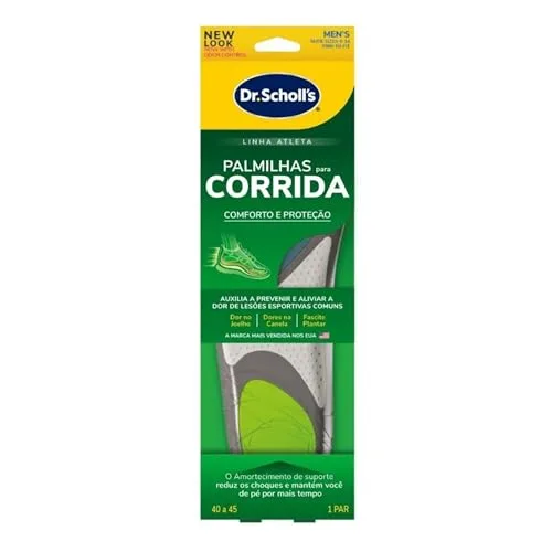 Palmilha de amortecimento para corrida