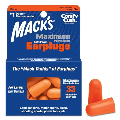 Protetor auricular para dormir com menos ruído