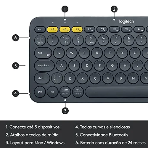 Teclado Bluetooth compacto - foto 6
