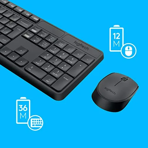 Combo teclado e mouse sem fio - foto 3