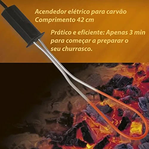 Acendedor elétrico de carvão - foto 3