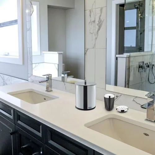 Lixeira compacta de aço inox - foto 5