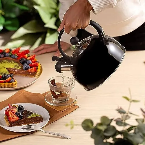 Chaleira de inox com apito - foto 2