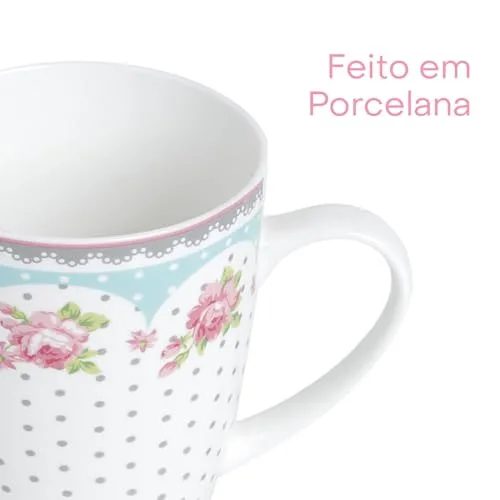 Caneca de porcelana com tampa e filtro - foto 2