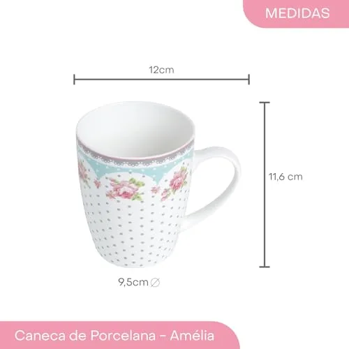 Caneca de porcelana com tampa e filtro - foto 3