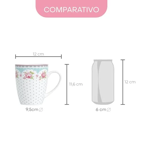 Caneca de porcelana com tampa e filtro - foto 5