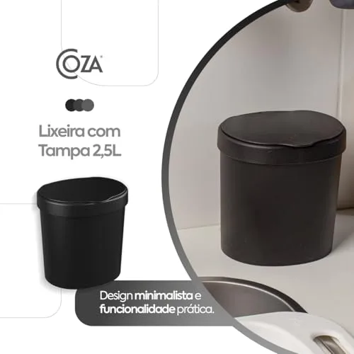 Mini lixeira com tampa - foto 2