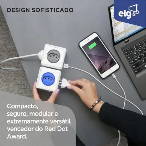 Filtro de linha compacto com entradas USB - foto 5
