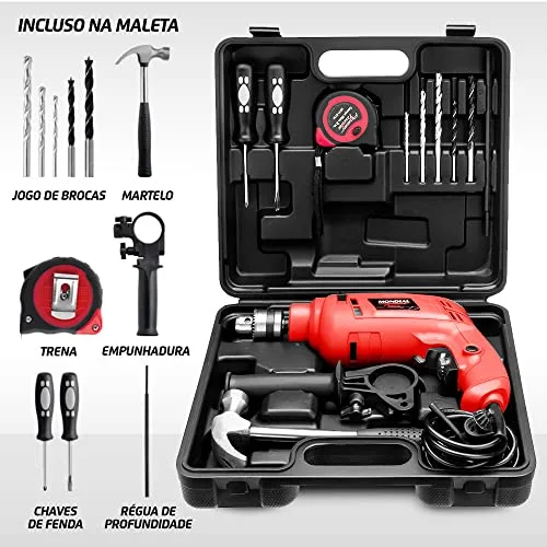 Furadeira de impacto com maleta - foto 5