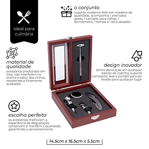 Kit de acessórios para vinho - foto 2