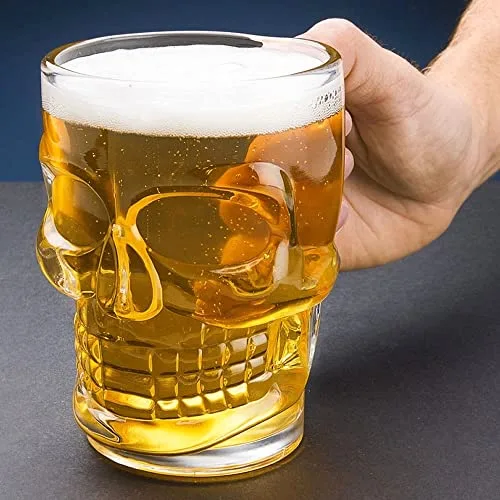 Caneca de chope em formato de caveira - foto 3