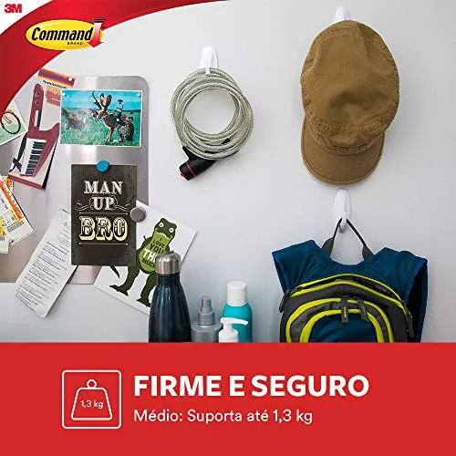 Ganchos adesivos que saem sem estragar a parede - foto 3