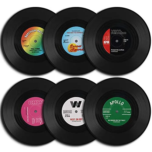 Porta-copos em formato de discos