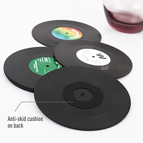 Porta-copos em formato de discos - foto 4