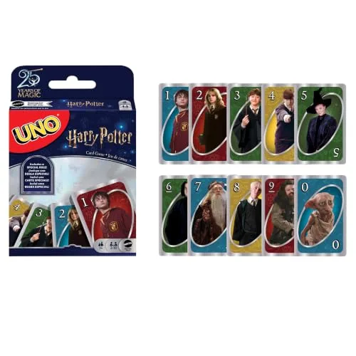 UNO com as casas de Hogwarts