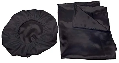 Kit de cetim para os cabelos
