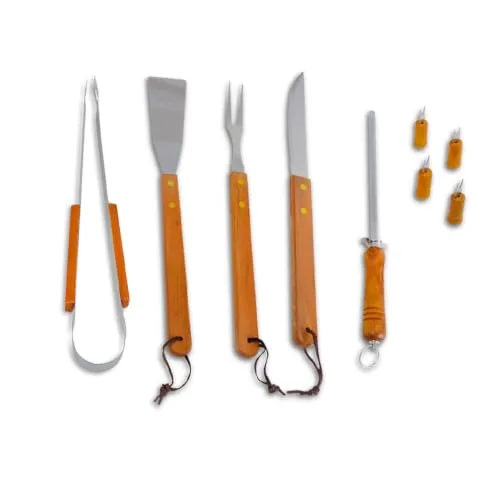 Kit de churrasco com dez peças - foto 4