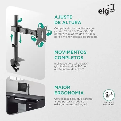 Braço articulado para o monitor - foto 3