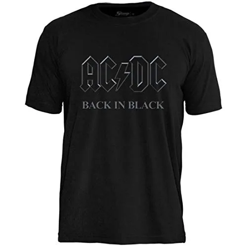 Camiseta Back in Black do AC/DC