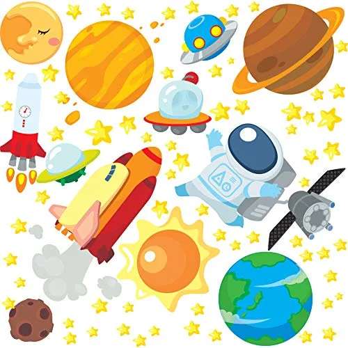 Adesivo de parede de astronauta