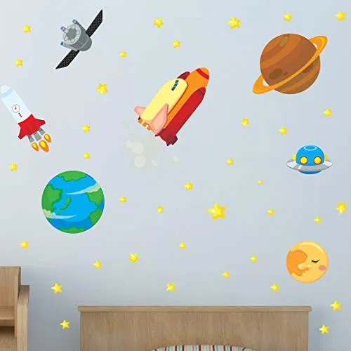 Adesivo de parede de astronauta - foto 4