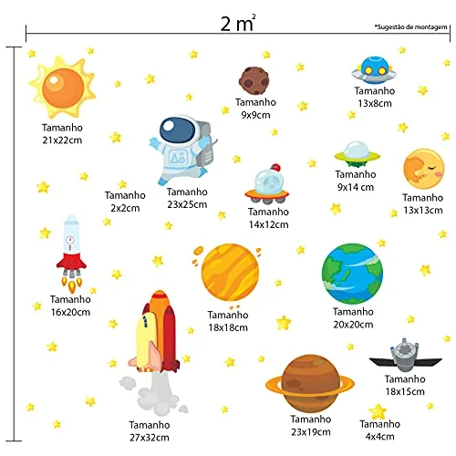 Adesivo de parede de astronauta - foto 5